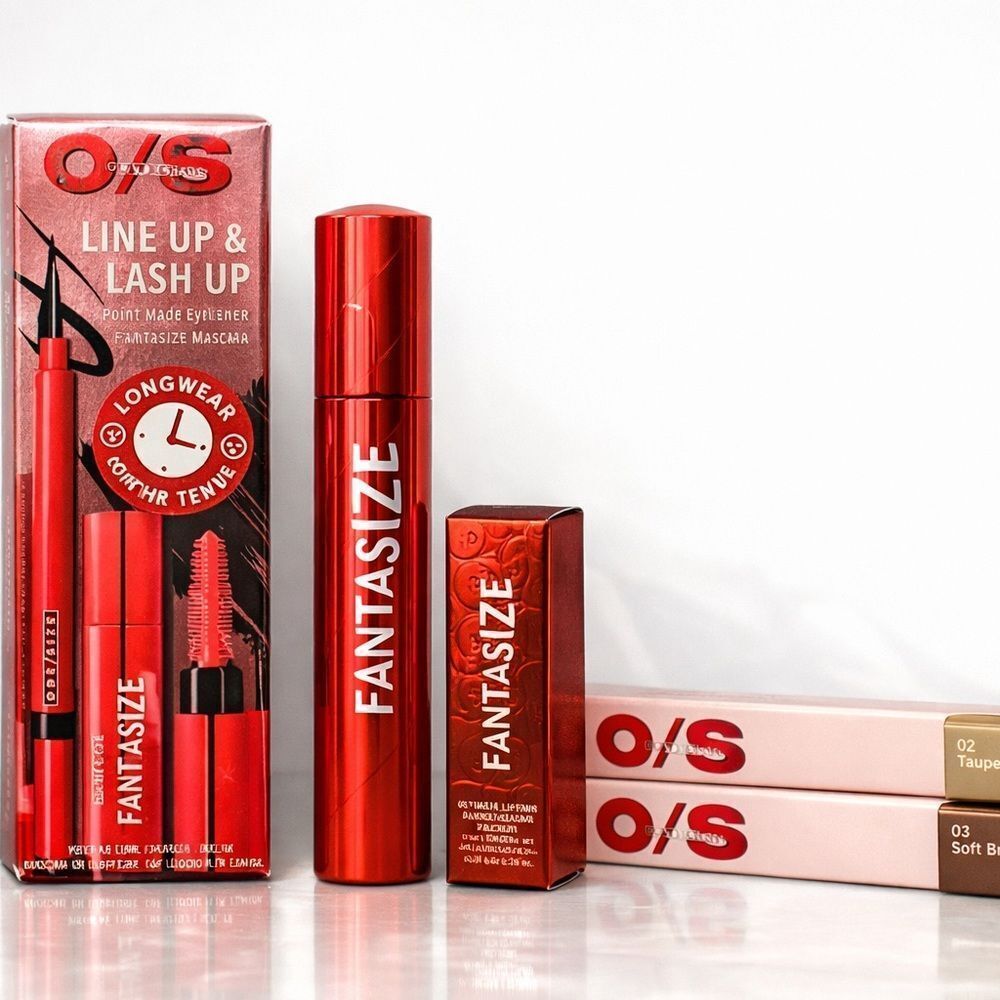 ONE/SIZE Eye Bundle Fantasize Mascara + Line Up & Lash Up + BrowKiki Pencils NEW